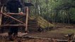 Bushcraft Camp Update 12 - Wood Roof Kitchen, Overnight Camp & Perimeter Wall Expansion