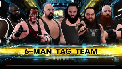 WWE 2K17-Big Show & Kane & Mark Henry vs The Wyatt Family -6 Man Tag Team Match- 2017