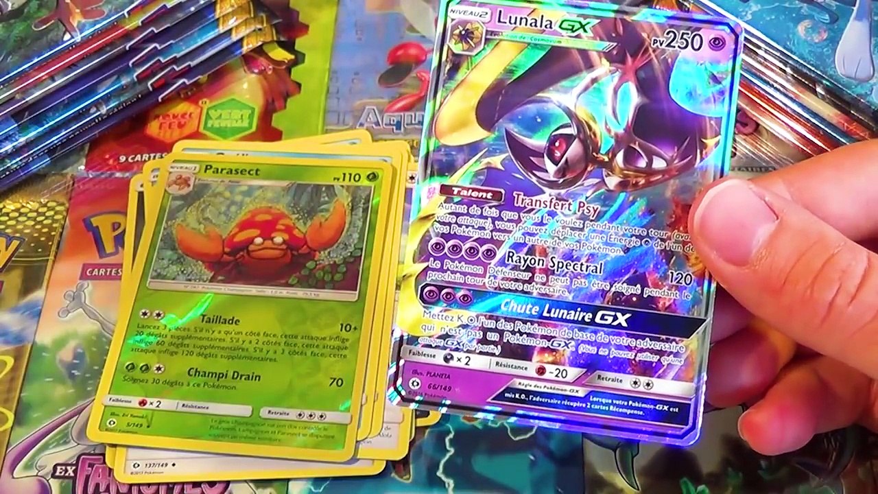 RECHERCHE DES CARTES RAINBOW ! Ouverture de 18 boosters Pokémon Soleil et Lune !