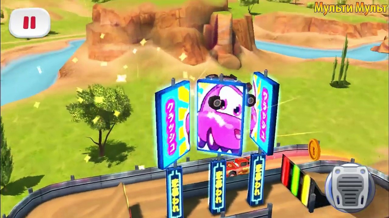 Cars Lightning McQueen NEON Track - Fast as Lightning NEON RACING!