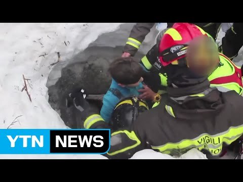 '눈사태 호텔' 기적 같은 생환...'에어포켓' 덕분 / YTN (Yes! Top News)