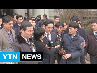 이재용 영장심사 4시간 불꽃공방...서울구치소에서 대기 / YTN (Yes! Top News)
