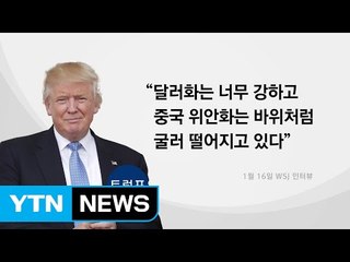 트럼프 한마디에 외환시장 요동...불확실성 커질 듯 / YTN (Yes! Top News)