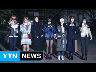 [★영상] AOA, 추위도 잊게 만드는 여신 미모 (뮤직뱅크 출근길) / YTN (Yes! Top News)