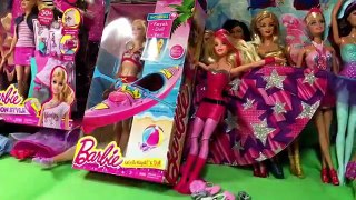 4 Barbie Huge Lot Opening Windsurfing Kayaking Iron-on Design Barbie Dolls and More part 4!