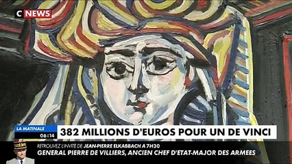 Voici l’œuvre d’art la plus chère du monde ! Ce tableau de Leonard de Vinci a trouvé preneur cette nuit pour 450,3 milli