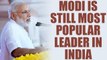 PM Modi is still the most popular leader amongst Indians reveals survey | Oneindia News