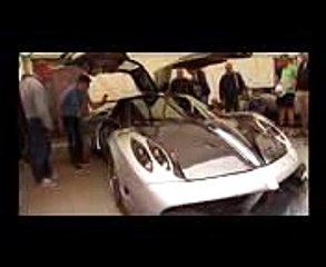 INSANE Pagani Huayra BC - exhaust explosions and revving!