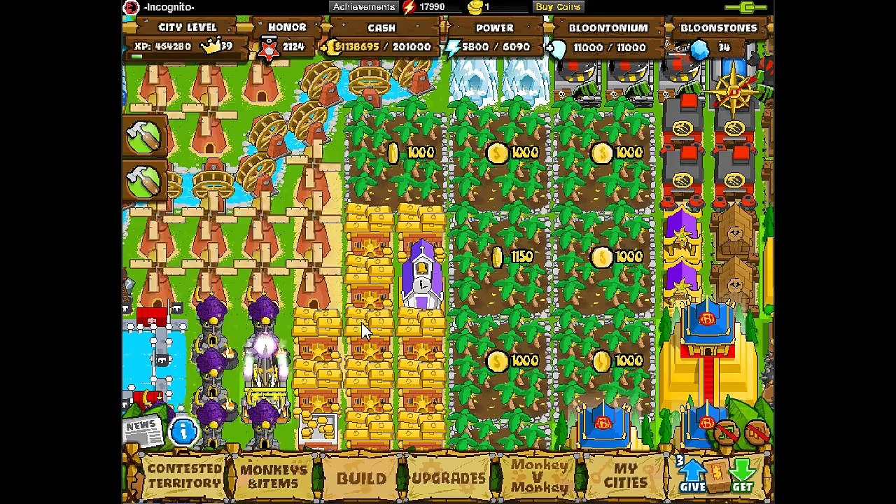 BMC - Contested Territory on Percent Map