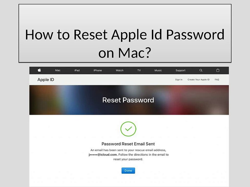 1-833-493-0111 Steps to Reset Apple Id Password
