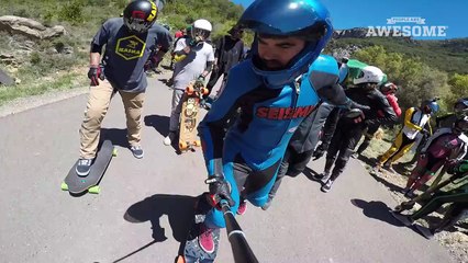 Extreme Downhill Skateboarding!-NXIH8-4Y0Bk