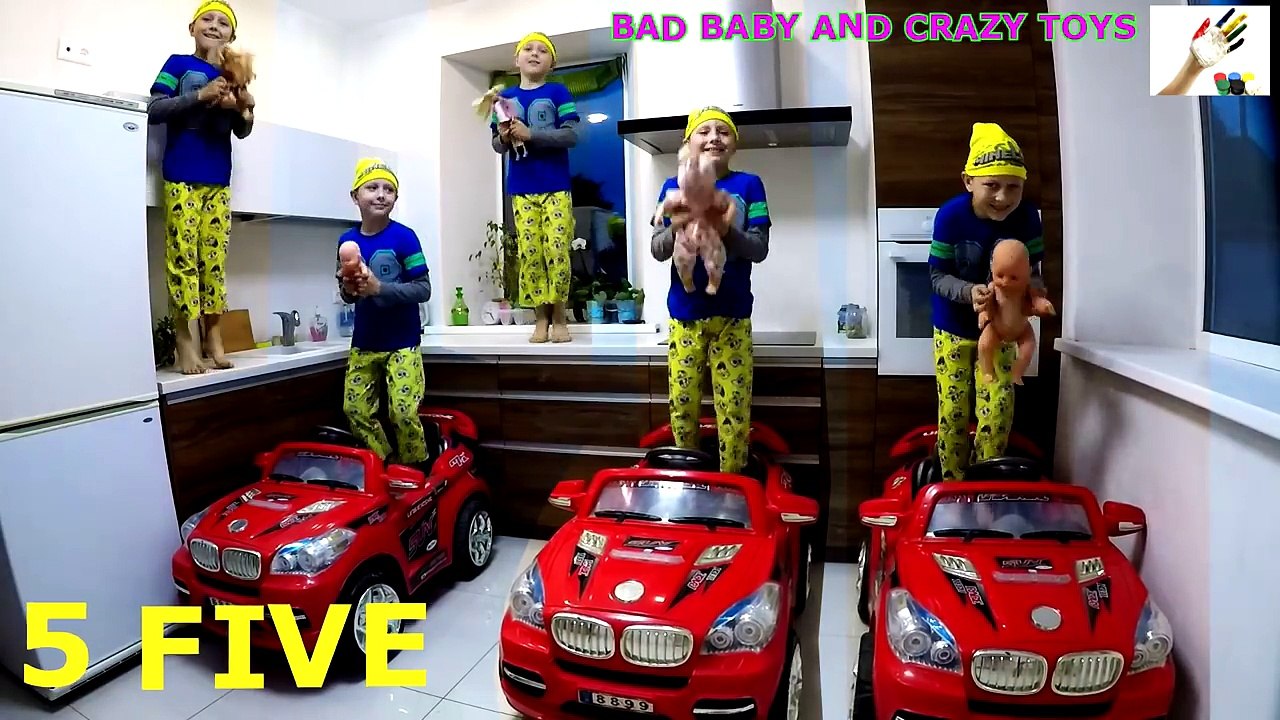 Five Bad Baby Jumping On The Bed Nursery Rhymes for Children Simple Songs for Kids-jKXk9hW0LVY