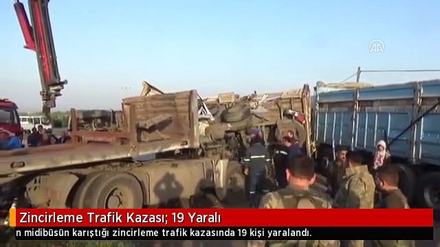 Zincirleme Trafik Kazası: 19 Yaralı