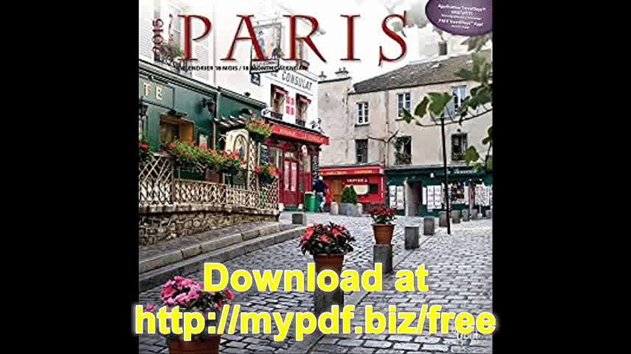 Paris 2015 Square 12x12 (French-English)