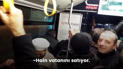 Metrobüs tarihinin en seviyeli tartışması