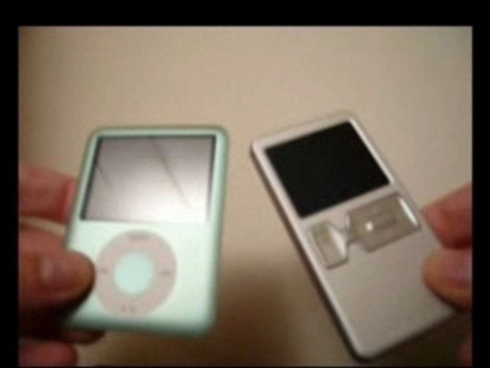 Archos 105 vs iPod Nano : design