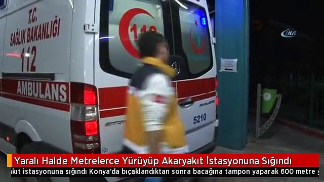 Yaralı Halde Metrelerce Yürüyüp Akaryakıt İstasyonuna Sığındı