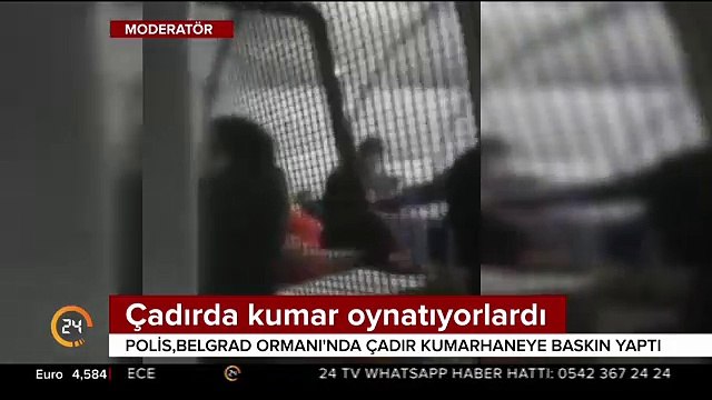 Belgrad ormanlarında çadır kurup kumar oynattılar
