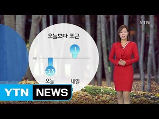[날씨] 토요일, 포근해요...큰 일교차 주의 / YTN (Yes! Top News)