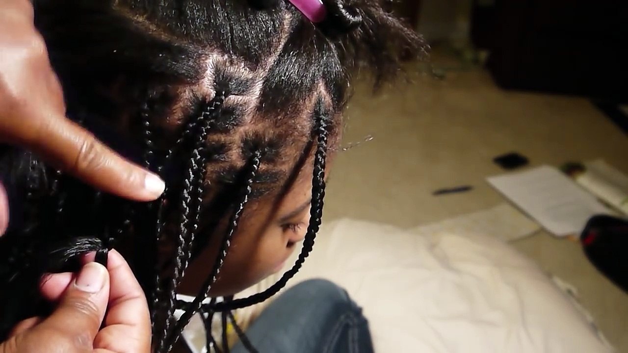Healthy No Knots Box Braids, Grow Hair Fast | No Breakage