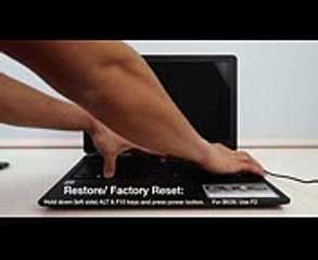 How to restore recover factory reset Acer Aspire Laptop. Hold ALT & F10 keys on boot.
