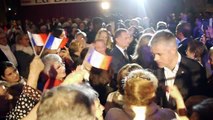 Meeting de @LaurentWauquiez à Asnières (92) - arrivée en salle