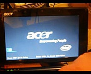 How to factory reset your Acer Aspire One