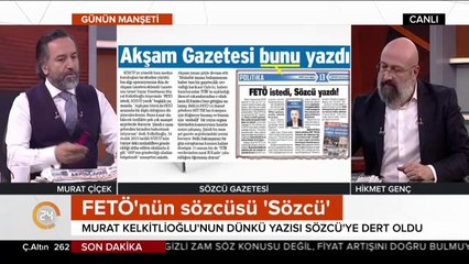 "FETÖ istedi Sözcü yazdı"