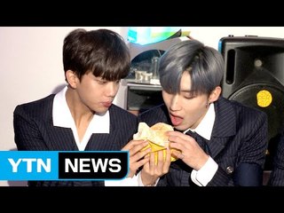 [★영상] B.A.P, 사이좋은 먹방 타임…"너도 먹어볼래?" (B.A.P 워아이오우샹) / YTN (Yes! Top News)