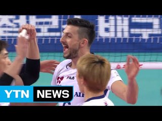 대한항공, KB손해보험 꺾고 4연승 / YTN (Yes! Top News)