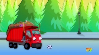 Wheels On The Garbage Truck Car Cartoons Song For Kids Rhyme Truck Song Kids tv Nursery rhyme S03E22-wqa23NEzN40