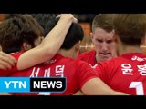 한국전력, 선두 대한항공 꺾고 4연승 / YTN (Yes! Top News)