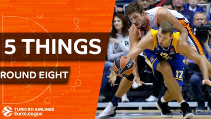 Turkish Airlines EuroLeague, Regular Season Round 8: 5 Things to Know