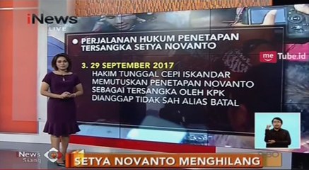 Melihat Perjalanan Hukum Penetapan Tersangka Setya Novanto