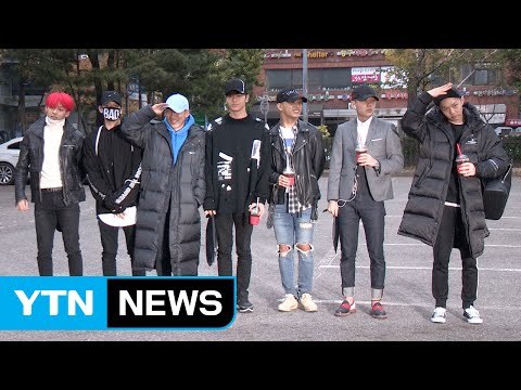 [★영상] 비투비, 컴백 앞두고 깜짝 등장…'비주얼 폭발' (뮤직뱅크 출근길) / YTN (Yes! Top News)