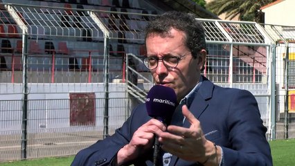 Jacques-Henri Eyraud le présdient de l'OM à Turcan hier après-midi
