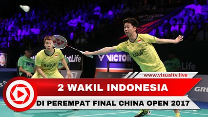 Kalahkan Taiwan, Markus-Kevin Persembahkan Tiket Perempat Final Pertama di China Open 2017