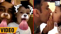 MS Dhoni's Cute Moments With Daughter Ziva