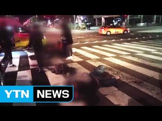 오토바이·택시 충돌...10대 2명 부상 / YTN (Yes! Top News)
