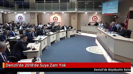 Denizli'de 2018'de Suya Zam Yok
