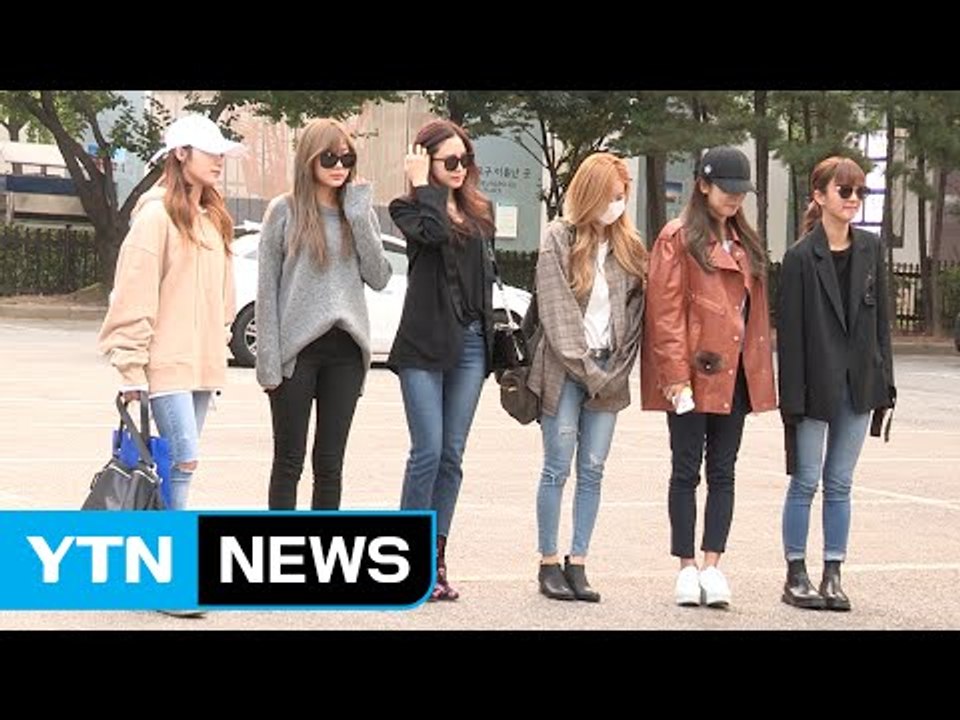 [★영상] 에이핑크, 아침에도 사랑스러운 핑순이들 (뮤직뱅크 출근길) / YTN (Y...