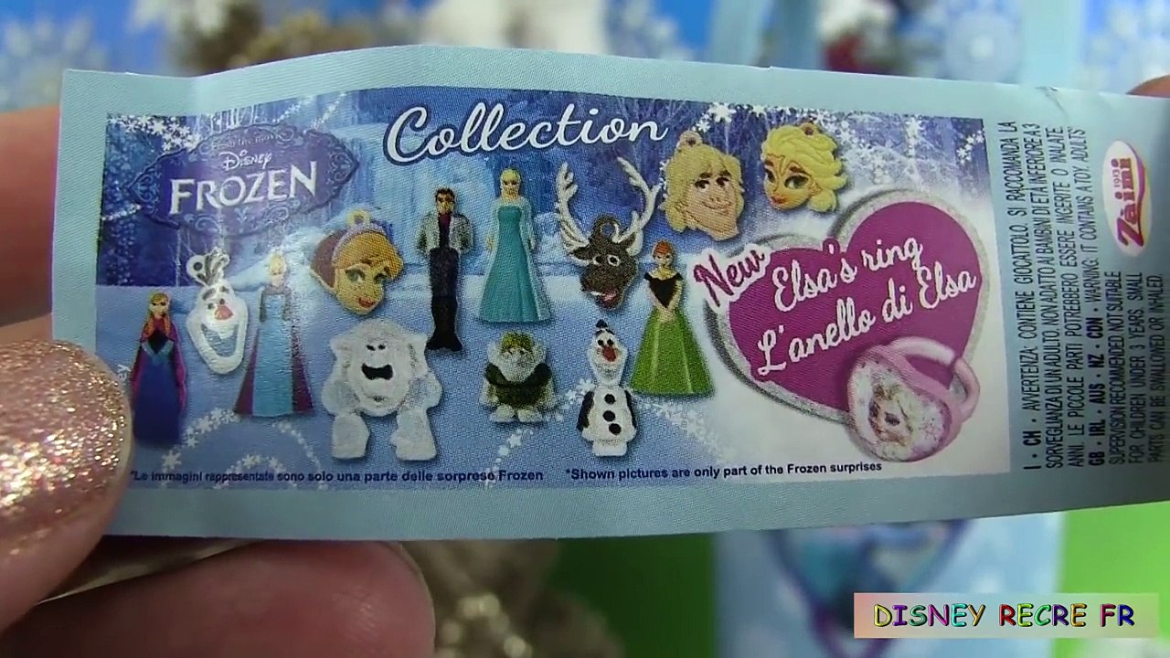 47.Frozen Surprise Reine des Neiges Chaussette de Noël Oeufs Surprise Christmas 2015