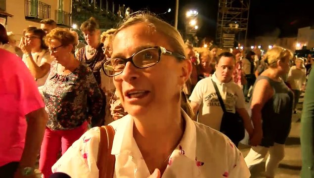 Réactions du public au concert de Natasha St-Pier - festival de Martigues 2017