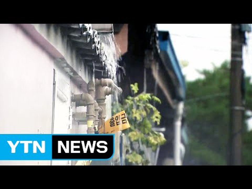 비·바람 거세지는 경주...지진에 이어 2차 피해 우려 / YTN (Yes! Top...