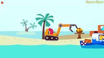 Car Driving for Kids | Dinosaur Digger 2: Construction Simulator| Truck Cartoons Videos for Children