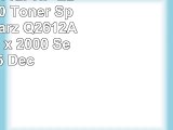 Kompatibel für HP LaserJet 1020 Toner Sparset schwarz  Q2612AD  Für ca 2 x 2000 Seiten