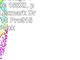 Prestige Cartridge Tintenpatrone 150XL passend zu Lexmark Drucker Pro715 Pro915 10er Pack