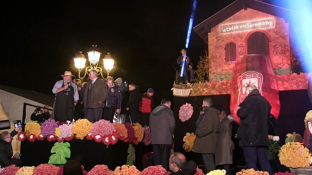 Sortie du beaujolais nouveau aux Sarmentelles à Beaujeu mercredi soir