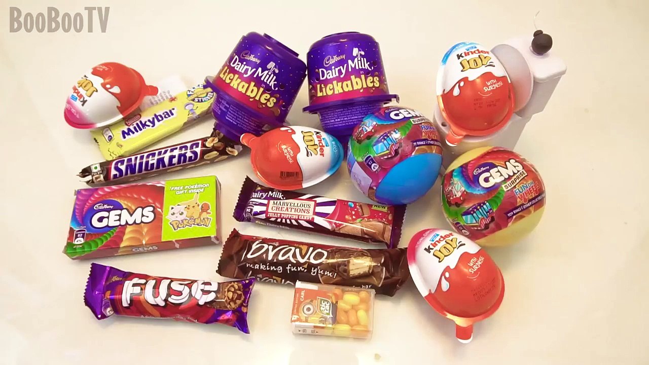 KINDER JOY AND OTHER CANDIES OPENING