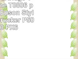 Prestige Cartridge Tintenpatrone T0806 passend zu Epson Stylus Photo Drucker P50 PX650